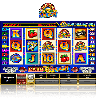 Microgaming Cash Splash 5 Reels Spiel