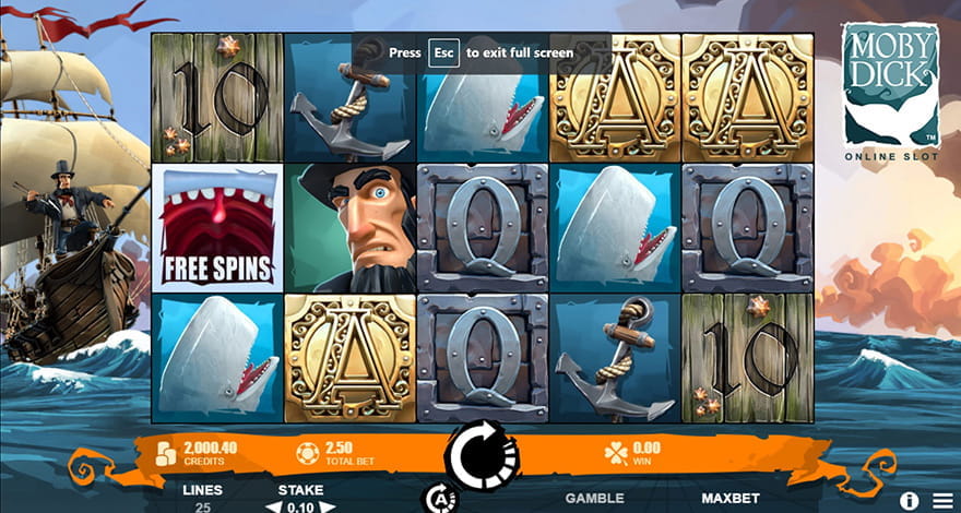 Moby Dick Slot